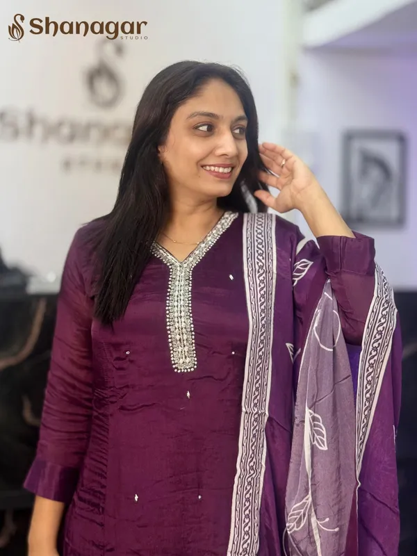 Purple_Cotton_Embroidered_Kurta_Palazzo_Set_For_Women