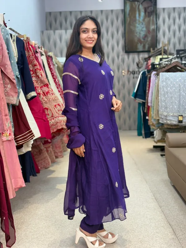 Royal_Purple_Cotton_Embroidered_Suit_Palazzo_Dupatta_Set_For_Women