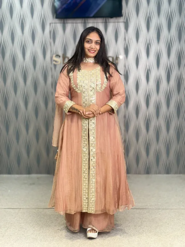 Peach_Pink_Salsa_Embroidered_Anarkali_Suit_Set_For_Women