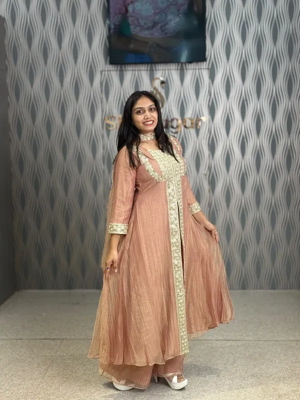 Peach_Pink_Salsa_Embroidered_Anarkali_Suit_Set_For_Women