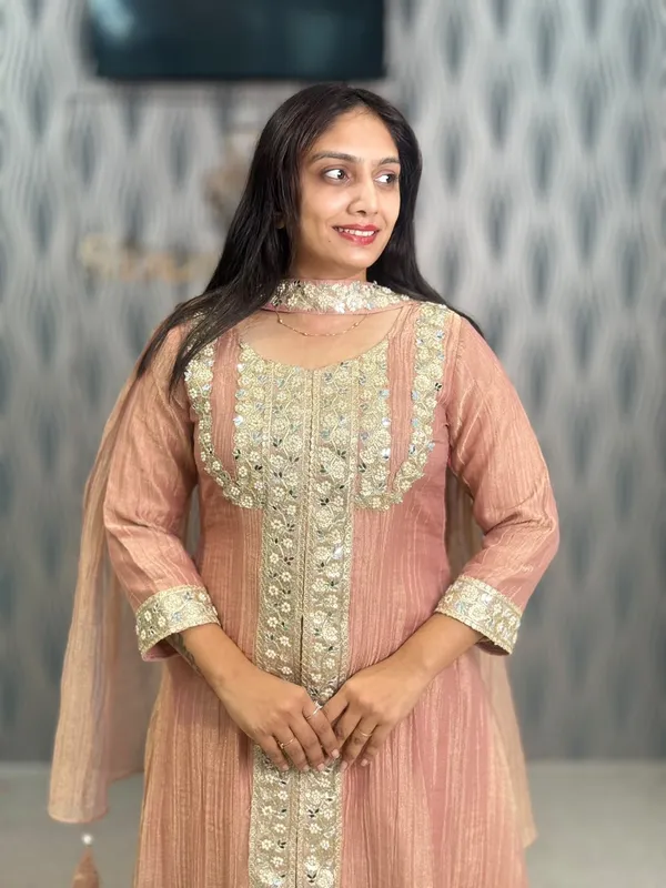Peach_Pink_Salsa_Embroidered_Anarkali_Suit_Set_For_Women