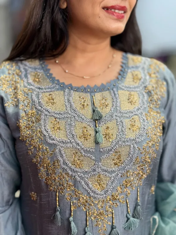 Grey_Blue_Cotton_Embroidered_Suit_Set_With_Dupatta_For_Women