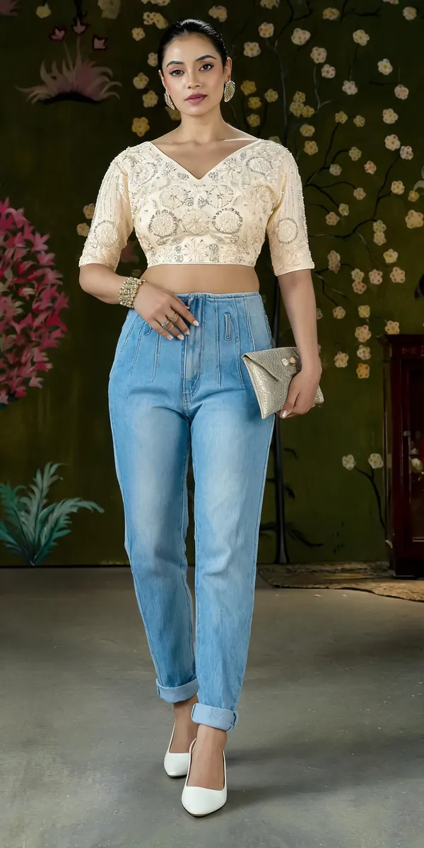 Cream_Blueberry_Fabric_Embroidered_Beaded_Blouse_For_Women