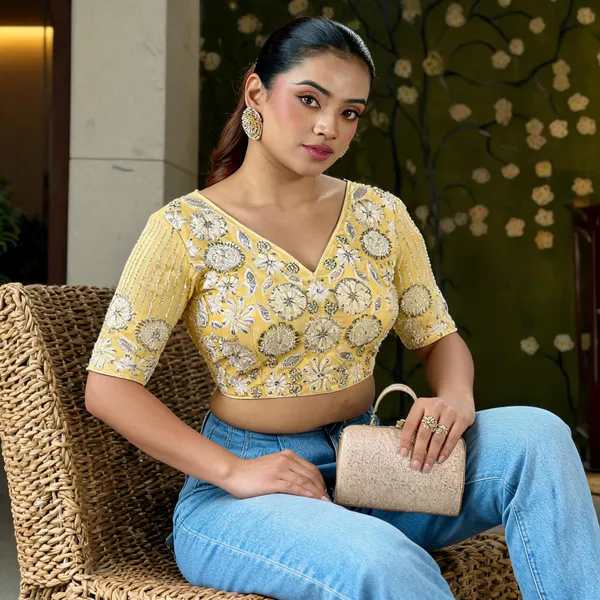 Yellow_Blueberry_Fabric_Embroidered_Beaded_Bridal_Blouse_For_Women