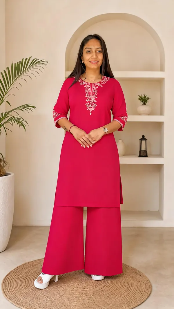 Rani_Embroidered_Khatli_Work_Kurta_Palazzo_Set_For_Women