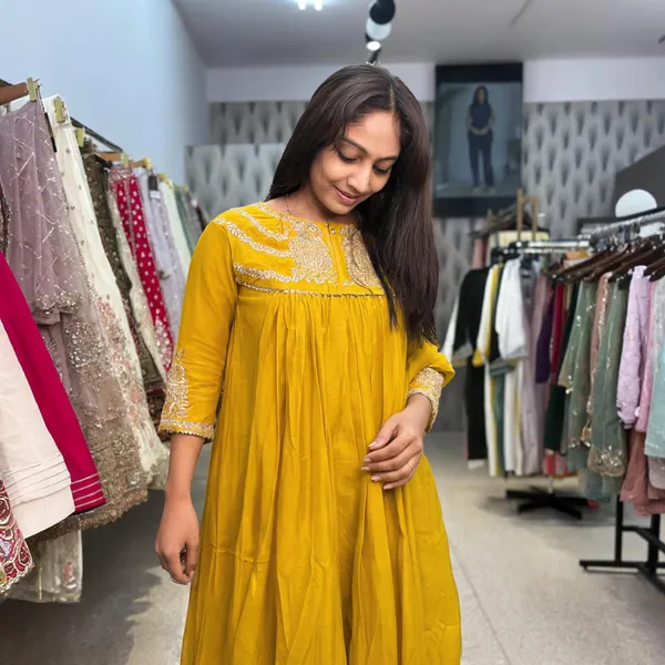 Mustard_Yellow_Cotton_Embroidered_Kurta_Palazzo_Set_For_Women