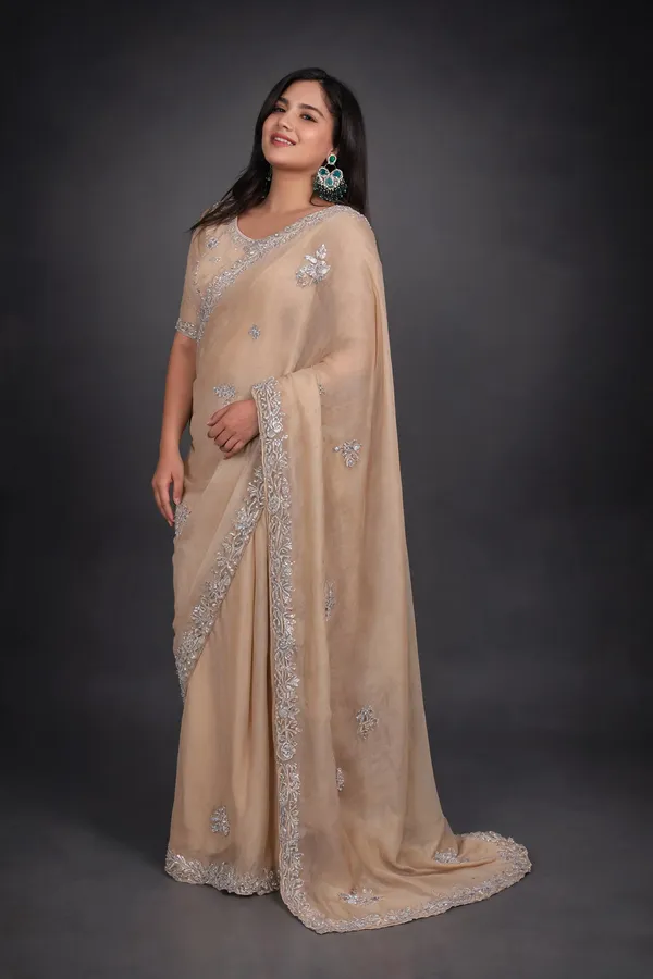Beige_Mosk_Silk_Beads_Embellished_Saree_For_Women