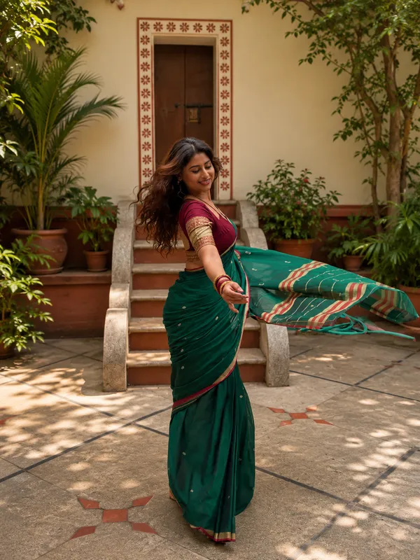 Botel_Green_Pranitha_Butta_Pattern_(Authentic_Pure_Narayanpet_Cotton_Saree_With_Running_Blouse