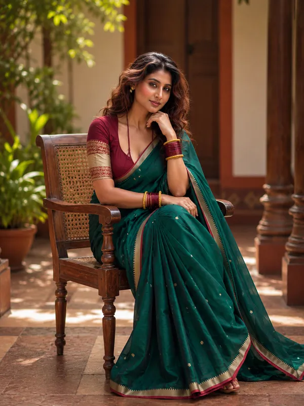 Botel_Green_Pranitha_Butta_Pattern_(Authentic_Pure_Narayanpet_Cotton_Saree_With_Running_Blouse