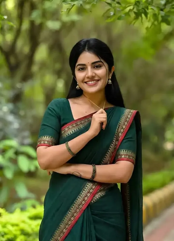 Gouthami_Green_Narayanapet_Pure_Handloom_Cotton_Saree_With_Running_Blouse_Piece_Same_Saree_Color_For_Women
