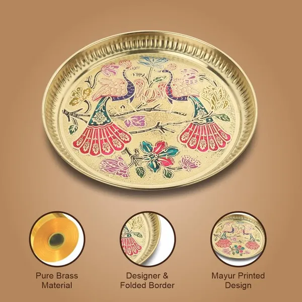 Brown_Brass_Pooja_Thali_And_Plate_For_Home_Decor