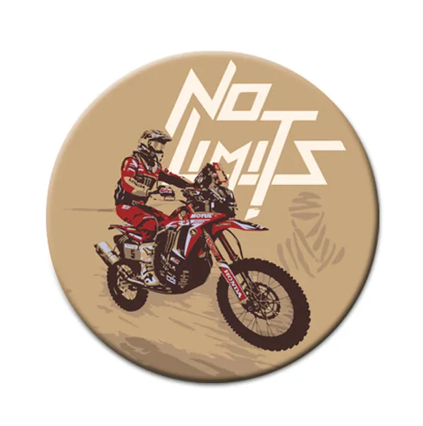 Festilo_Brown_Metal_Pin_Badge