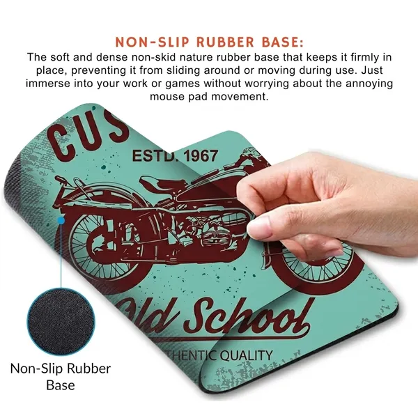 Festilo_Brown_Rubber_Cloth_Mouse_Pad