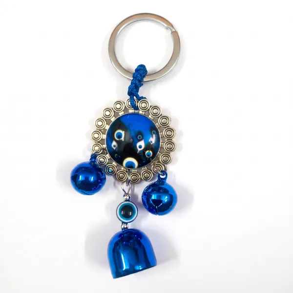 Festilo_Blue_Crystal_Sun_Evil_Eye_Keychain_–_Hand-Woven_Blue_Macrame_Cord_&_Nazar_Battu_Charm_|_Antique_Silver_Filigree_Lucky_Protection_Keyring_for_Car,_Bike,_Handbags_&_Gifting