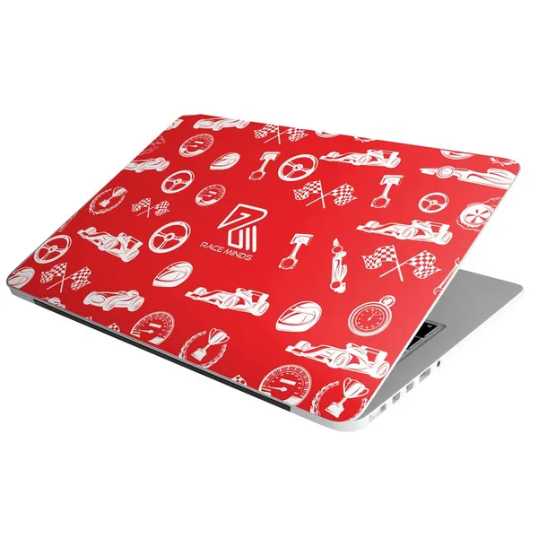 Red_Vinyl_Laptop_Skin_For_Home_Decor
