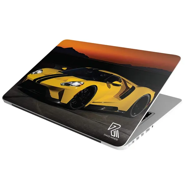 Yellow_Vinyl_Laptop_Skin_For_Home_Decor