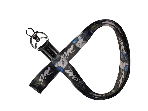 Festilo_Black_Polyster_Keychain_For_Bike,_Car_Pack_Of_1