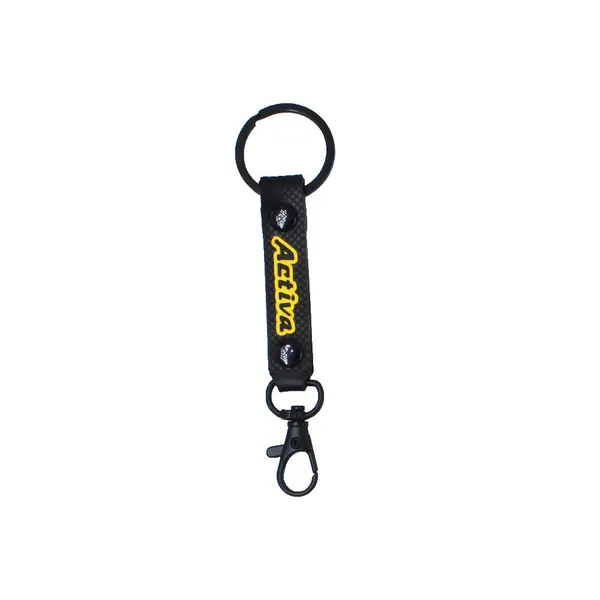 Black_Rubber_Keychain_For_Home_Decor_Pack_Of_1