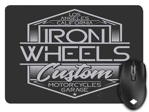 Black_And_White_Rubber_Mouse_Pad_For_Home_Decor