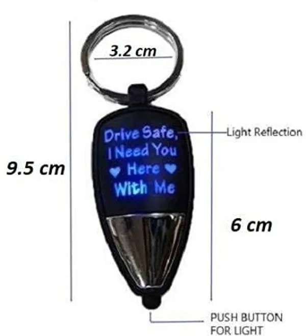 Black_Plastic_Keychain_For_Home_Decor_Pack_Of_1