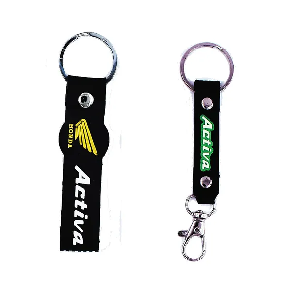 Black_Rubber_Keychain_For_Home_Decor