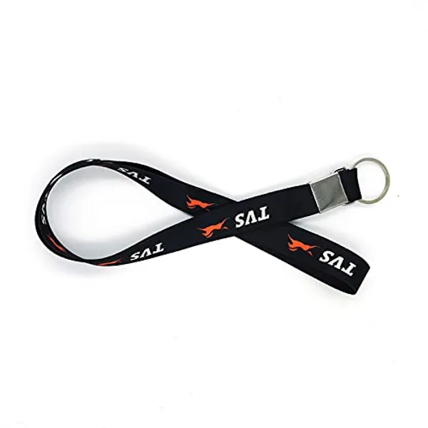 Festilo_Black_Polyster_Keychain_For_Bike,_Car_Pack_Of_1