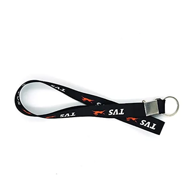 Festilo_Black_Polyster_Keychain_For_Bike,_Car_Pack_Of_1