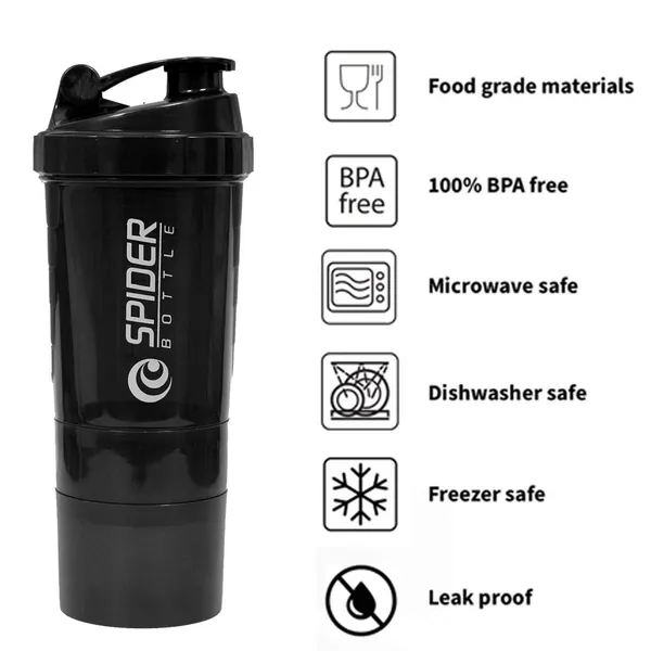 Black_Plastic_Gym_Bottle_For_Home_Decor