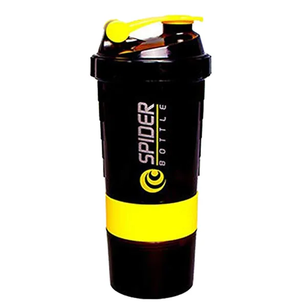 Black_And_Yellow_Plastic_Gym_Bottle_For_Home_Decor