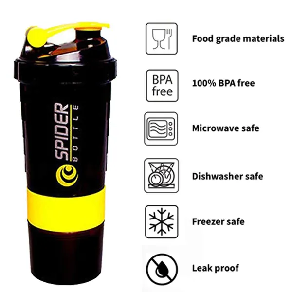 Black_And_Yellow_Plastic_Gym_Bottle_For_Home_Decor