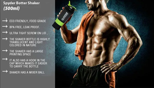 Black_Plastic_Gym_Bottle_For_Home_Decor