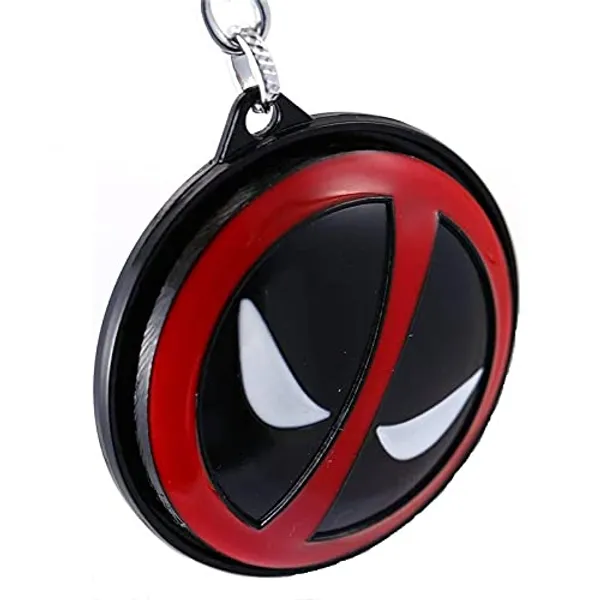 Black_And_Red_Rubber_Keychain_For_Home_Decor_Pack_Of_1