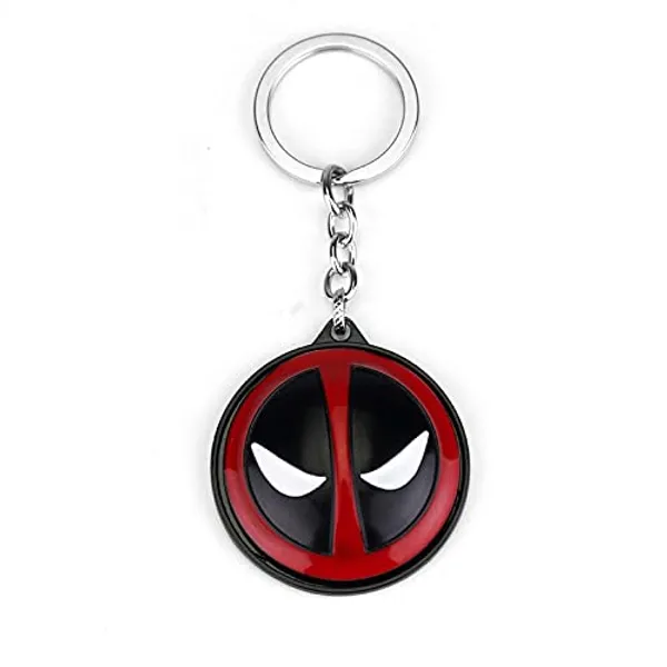 Black_And_Red_Rubber_Keychain_For_Home_Decor_Pack_Of_1