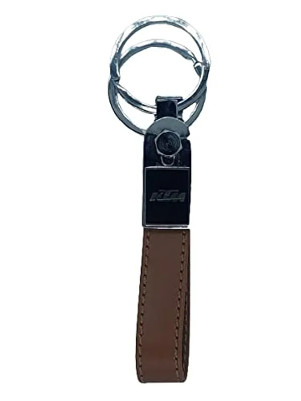 Brown_Leather_Keychain_For_Bike,_Car_Pack_Of_1