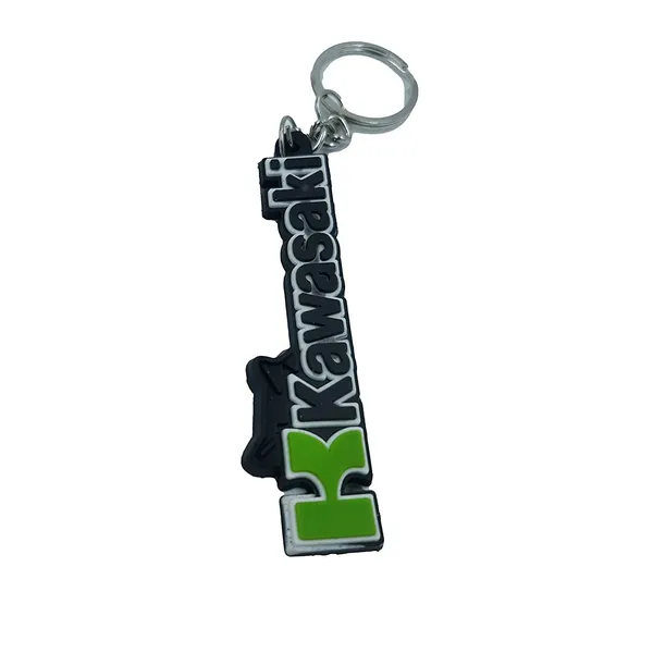 Black_And_Green_Rubber_Keychain_For_Home_Decor_Pack_Of_3