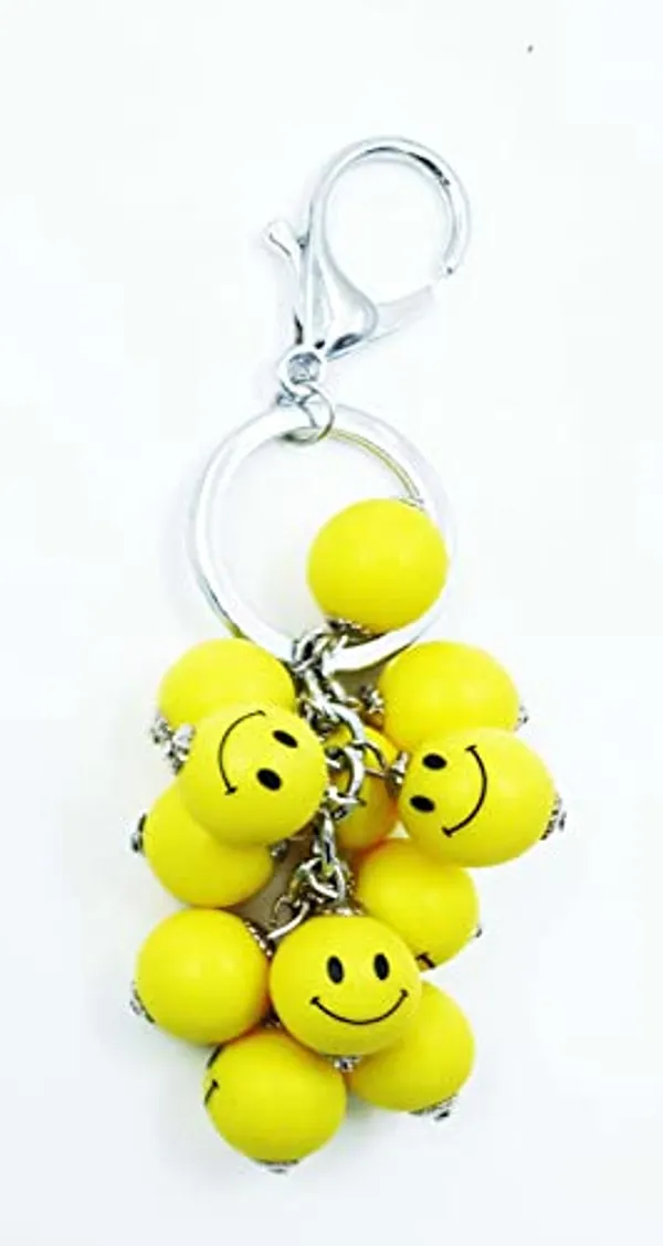 Yellow_Plastic_Keychain_For_Home__Pack_Of_1
