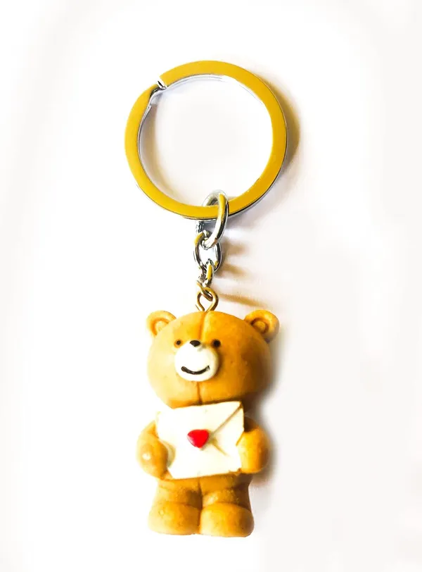 Yellow_Rubber_Keychain_For_Home_Decor