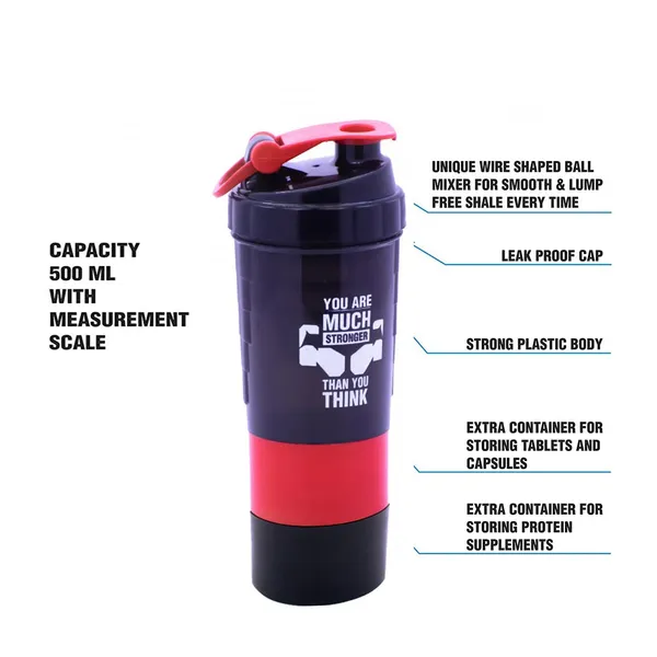 Black_And_Red_Plastic_Gym_Bottle_For_Home_Decor