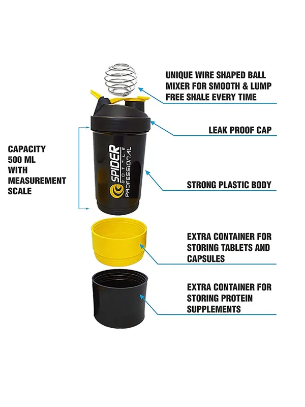 Black_Plastic_Gym_Bottle_For_Home_Decor
