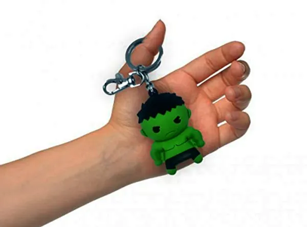Black_And_Green_Silicone_Keychain_For_Home_Decor