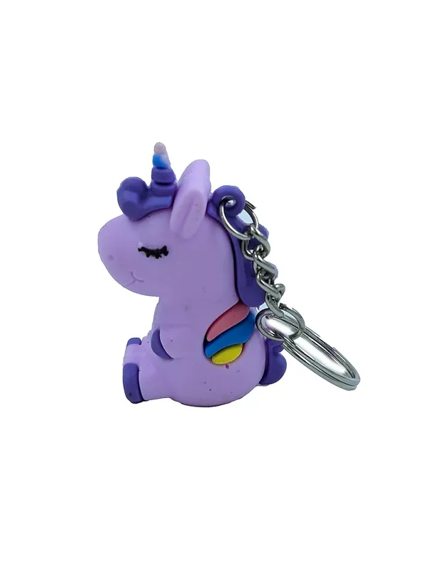 Purple_Silicone_Rubber_Keychain_For_Home_Decor