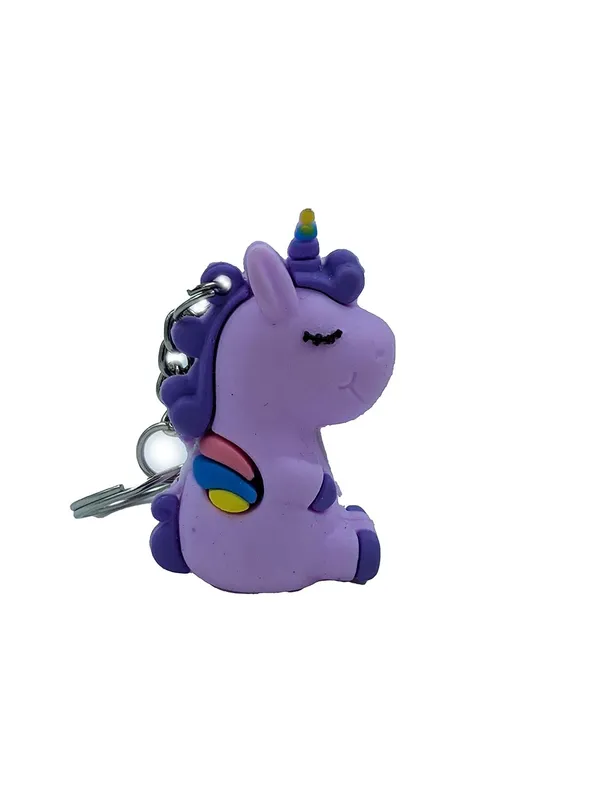 Purple_Silicone_Rubber_Keychain_For_Home_Decor