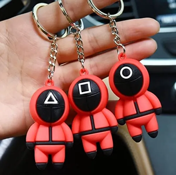 Red_Rubber_Keychain_For_Home_Decor_Pack_Of_1