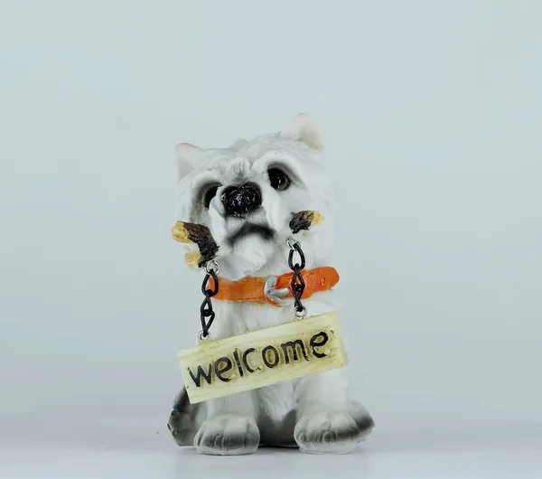 White_Porcelain_Dog_Figurine_For_Home_Decor