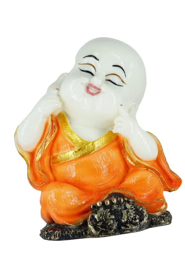 Orange_Porcelain_Buddha_Idol_Set_For_Home_Decor