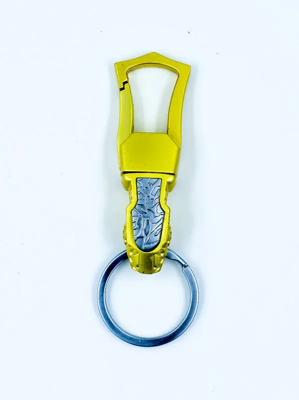 Yellow_Metal_Keychain_For_Home_Decor_Pack_Of_1