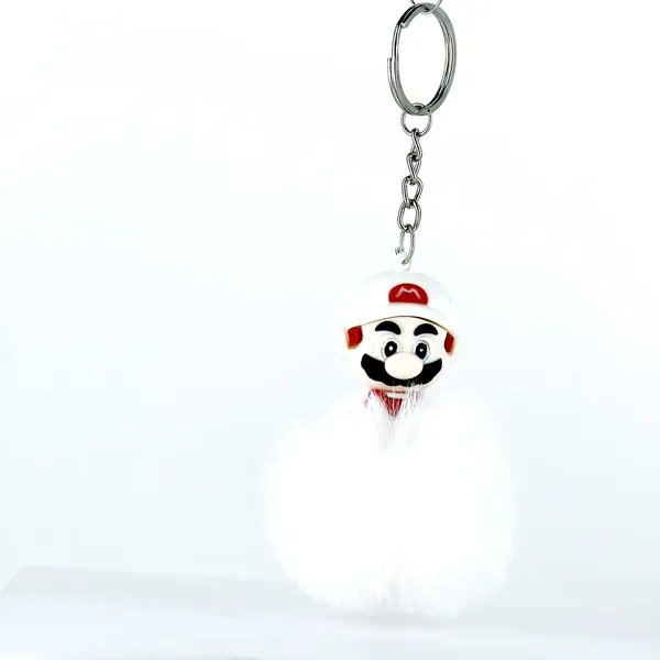 White_Metal_Keychain_For_Home_Decor_Pack_Of_1