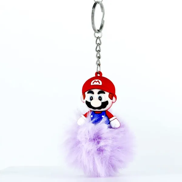 Purple_Rubber_Keychain_For_Home_Decor_Pack_Of_1