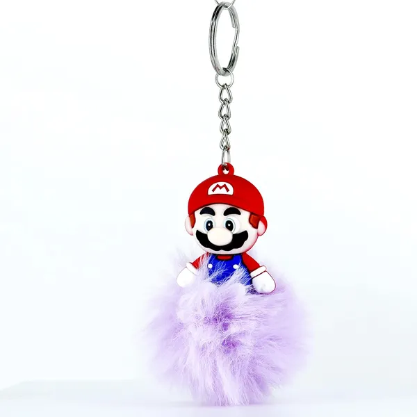 Purple_Rubber_Keychain_For_Home_Decor_Pack_Of_1