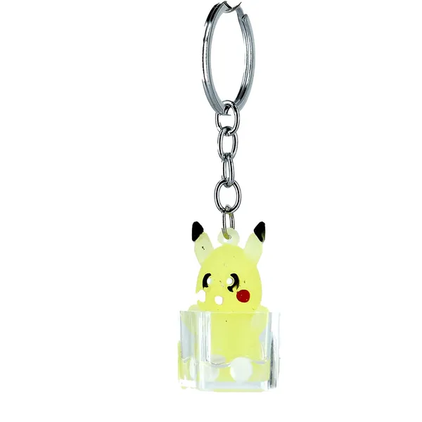 Yellow_Plastic_Keychain_For_Home_Decor_Pack_Of_1